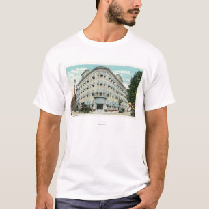 Camiseta Vista exterior do hotel de Stuyvesant