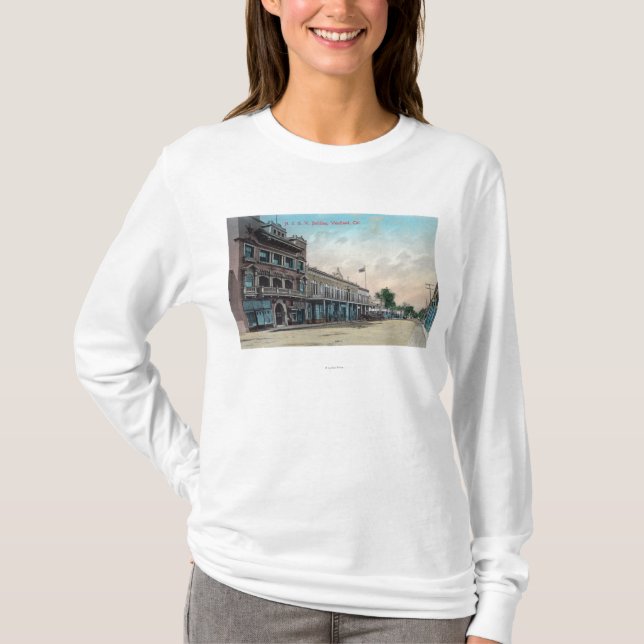 Camiseta Vista exterior do NSGW BuildingWoodland, CA (Frente)