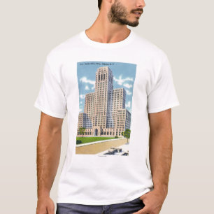 Camiseta Vista exterior do prédio de escritórios do Gov