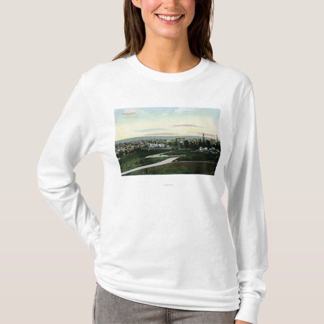Camiseta Vista geral da cidade (Frente)