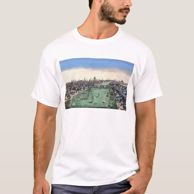 Camiseta Vista geral de Londres (Frente)