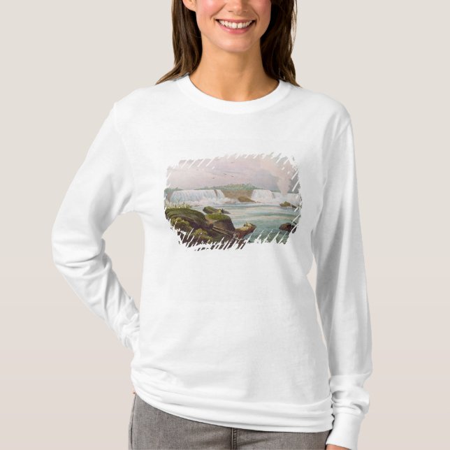 Camiseta Vista geral de Niagara Falls do lado canadense (Frente)