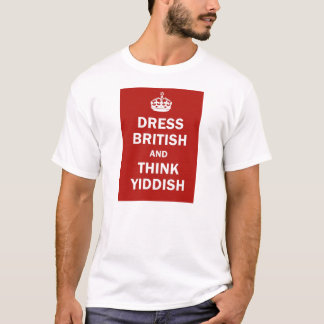 Camiseta Vista Ingleses e pense o Yiddish