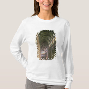 Camiseta Vista interior que olha abaixo do nave