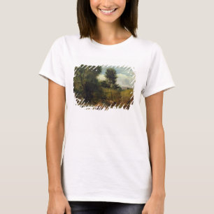 Camiseta Vista no rio Sid, perto de Sidmouth, c.1852 (óleo