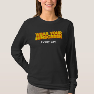 Camiseta Vista O Seu Dermatologia Do Protetor Solar Cutâneo