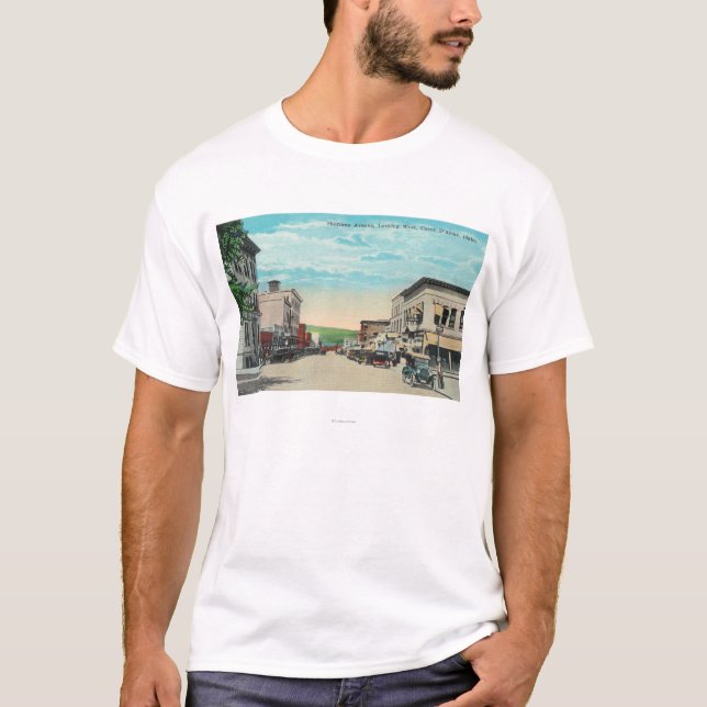 Camiseta Vista ocidental da avenida de Sherman (Frente)
