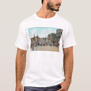 Camiseta Vista ocidental da rua do azevinho