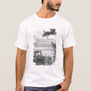 Camiseta Vista oeste do cume de Sandia, Montanhas,