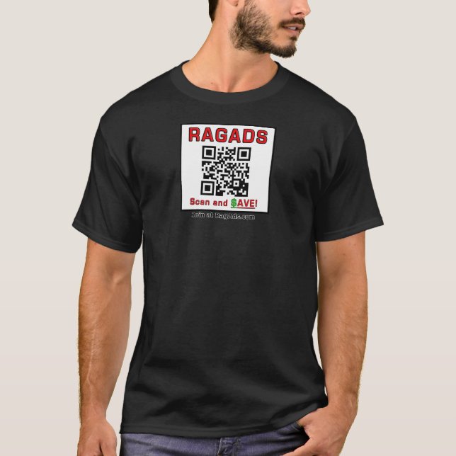 Camiseta Vista os anúncios de pano e PAGA! (Frente)
