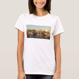 Camiseta Vista panorâmica da arquitectura da cidade no