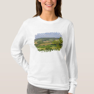 Camiseta Vista panorâmica de terras agrícolas ao sul de Arc