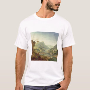 Camiseta Vista panorâmica no Rhine (pares com 59649)