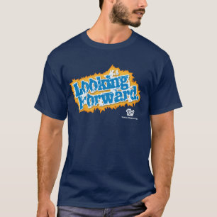 Camiseta Vista para a frente. Doação para trás