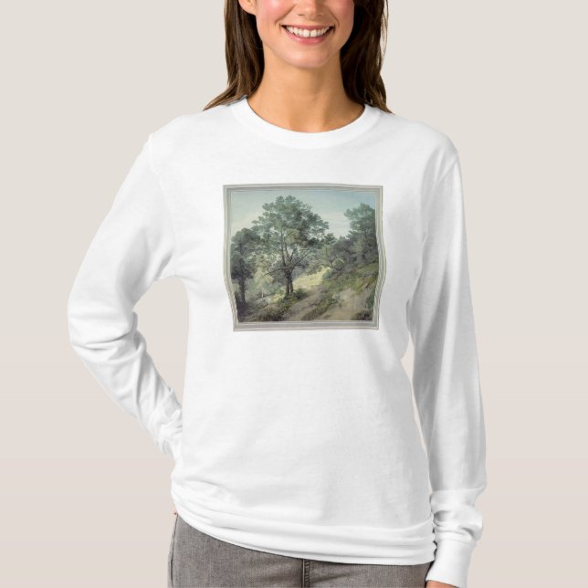 Camiseta Vista perto de Cantonteign, Devon (Frente)