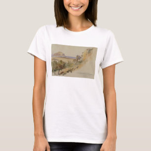 Camiseta Vista perto de Palermo, 1847 (caneta & tinta com