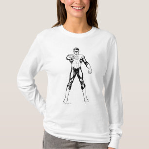 Camiseta Vista preto e branco para a frente