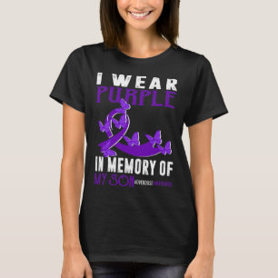 Camiseta Vista Purpleni Em Memória Do Meu Filho, Awarene, C
