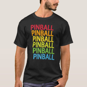 Camiseta Vista Retroativa do Jogo de Arcade Pinball legal