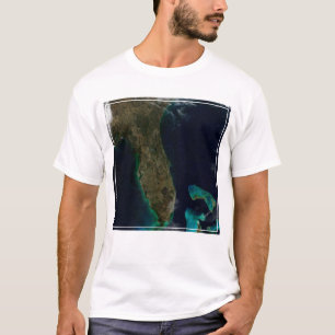 Camiseta Vista Satélite Da Flórida.