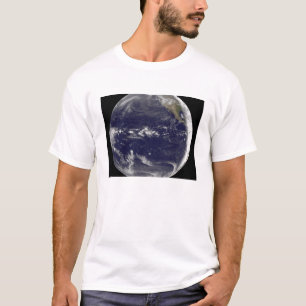 Camiseta Vista satélite da terra