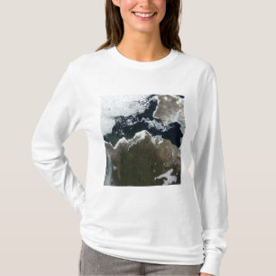 Camiseta Vista satélite de Canadá noroeste