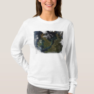 Camiseta Vista satélite de Europa do Norte