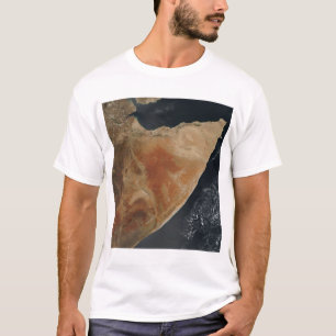 Camiseta Vista satélite do chifre de África