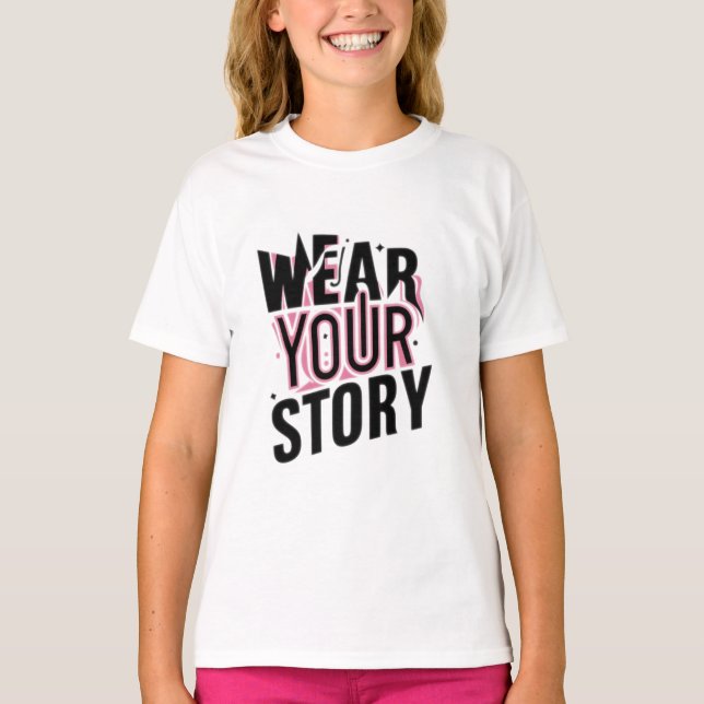 Camiseta Vista sua história: T-Shirts personalizáveis única (Frente)