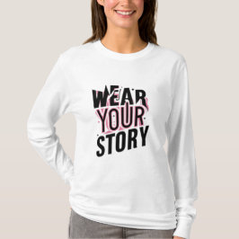 Camiseta Vista sua história: T-Shirts personalizáveis única