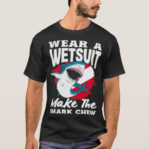 Camiseta Vista Um Fato Molhado Faça O Mergulhador De Mastig