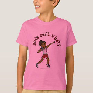Camiseta Vista Vermelha Escura