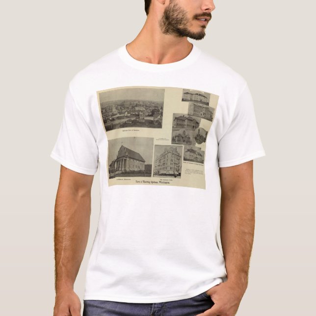 Camiseta Vistas, Spokane, lavagem (Frente)