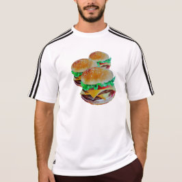 Camiseta Visto ativo Hamburger, design de pop original