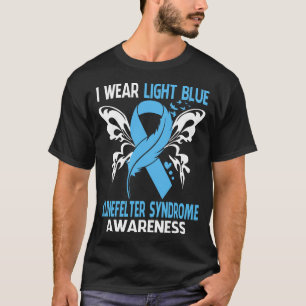 Camiseta Visto Azul Claro Para SÍNDROME DE KLINEFELTER
