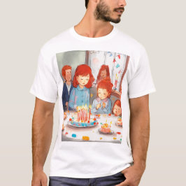 Camiseta Visto de melhor roupa de aniversário para todos