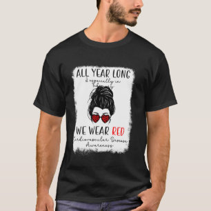 Camiseta Visto de Sensibilização para a Doença Cardiovascul