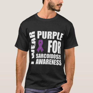 Camiseta Visto de Sensibilização para a Sarcoidose Suporte