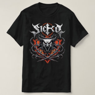Camiseta Visto de vestuário do concerto Sicko de Banda de R