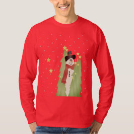 Camiseta Visto Feriado com Snowman