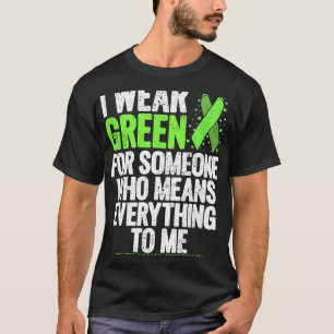 Camiseta Visto Fita Verde Luta Contra A Saúde Mental Estigm