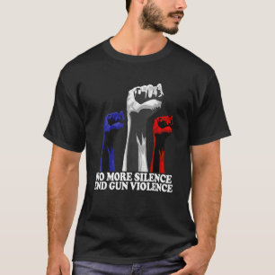 Camiseta Visto Laranja Anti-Arma Sem Mais Silêncio Acabar C