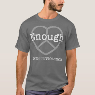 Camiseta Visto Laranja Anti-Armas Proteja Crianças