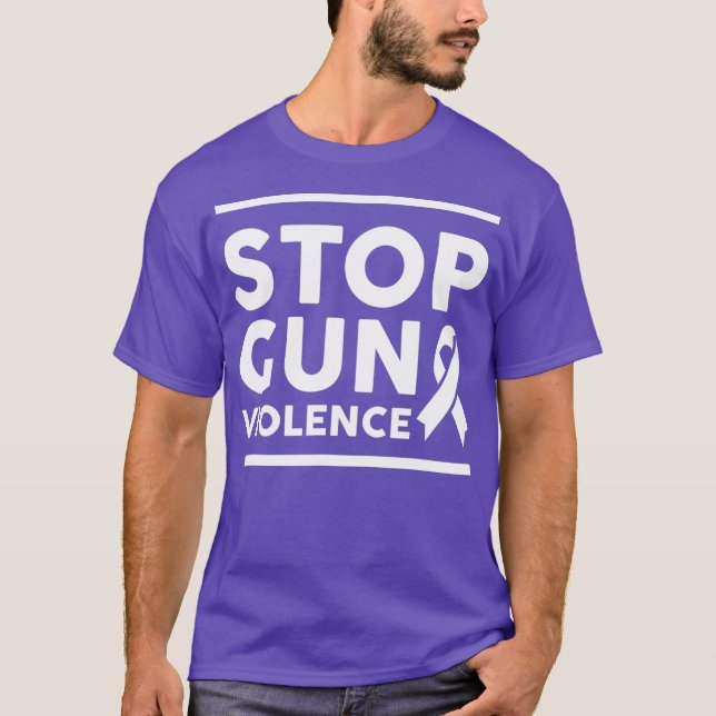 Camiseta Visto Laranja Anti-Gun Control Proteja a Arma (Frente)