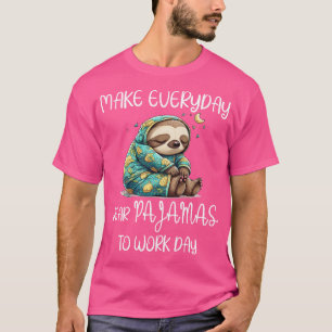 Camiseta Visto Nacional de Pijamas no Trabalho Dia 1
