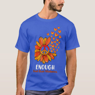 Camiseta Visto Orange Peace Sunflower Suficiente End Guns V