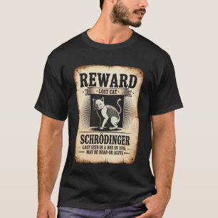 Camiseta Visto pela última vez na caixa Física Quântica Fís