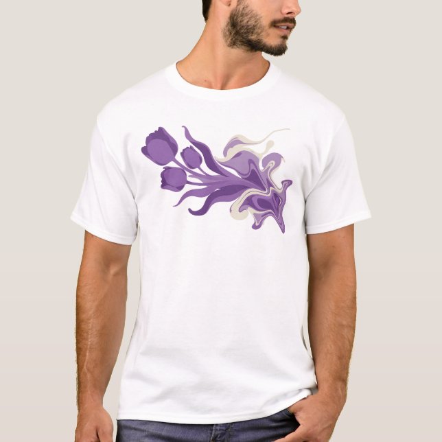 Camiseta Visual Design de FLOR ABSTRATA Caprichosa (Frente)