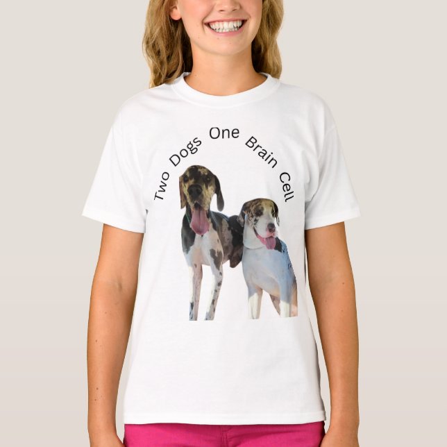 Camiseta Visual divertido para amantes de animais. (Frente)