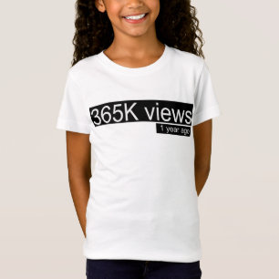 Camiseta Visualizações de 365 mil há um ano